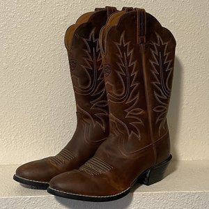 Ariat Women’s Heritage Western R Toe Boot – Size 6.5B